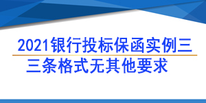 無(wú)條件賠付保函,投標(biāo)保函